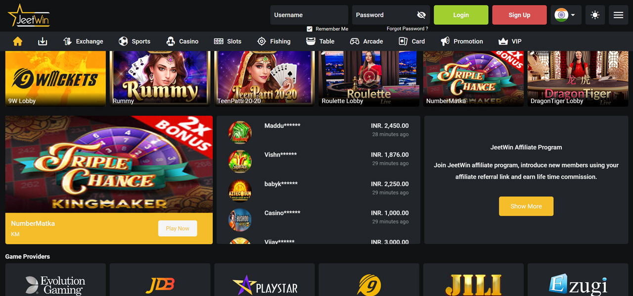 Jeetwin online casino