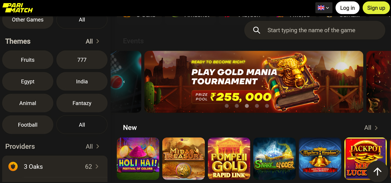 Parimatch online casino