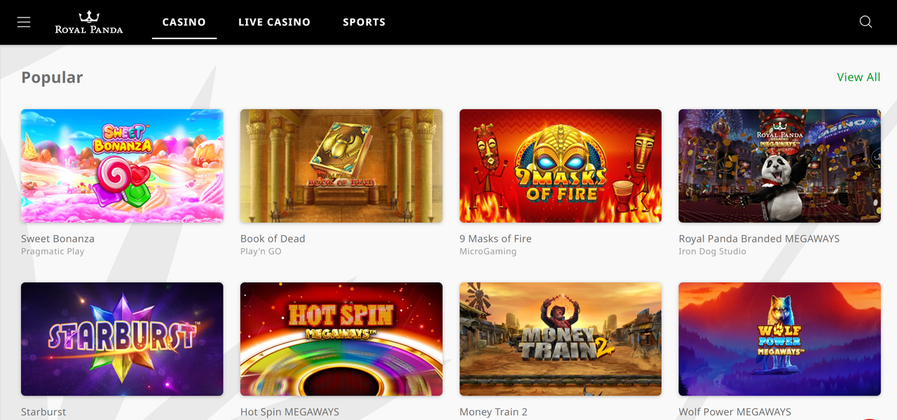 Royal Panda online casino