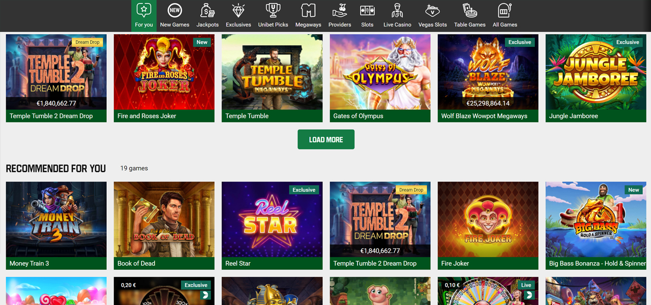 Unibet online casino